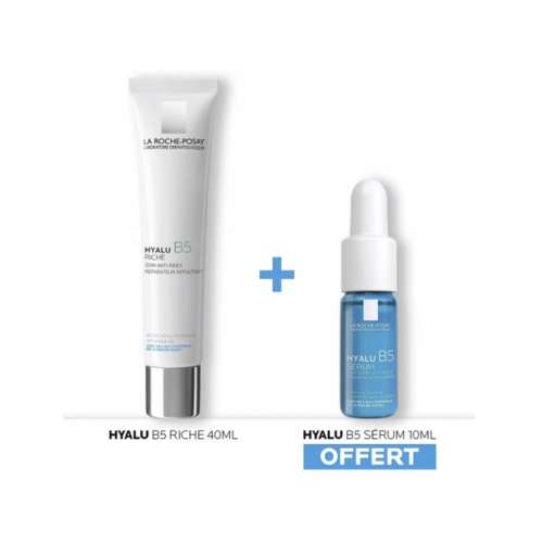 Hyalu B5 Riche Soin Anti-Rides Réparateur Repulpant 40 ml + Sérum Concentré 10 ml Offert Hyalu B5 Riche Soin Anti-Rides Réparateur Repulpant 40 ml + Sérum Concentré 10 ml Offert