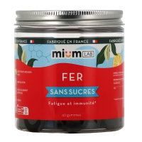 Fer Gummies sans sucres 42 gummies