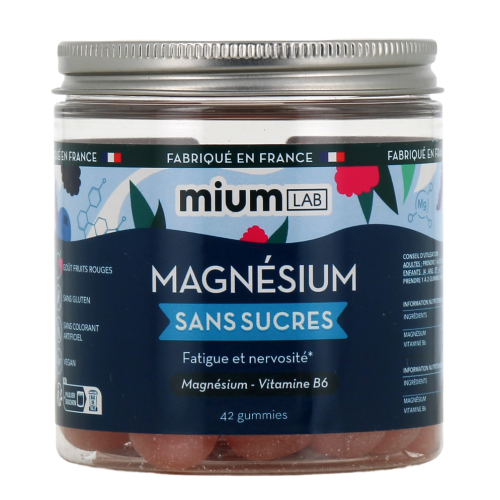 Magnésium Gummies sans sucres 42 gummies Magnésium Gummies sans sucres 42 gummies