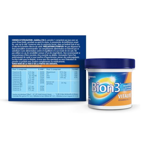 BIon 3 Vitalité 30 Comprimés BIon 3 Vitalité 30 Comprimés