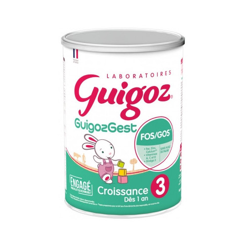 GUIGOZ Croissance Fibres 800g - Alimentation Enfant 3 ans