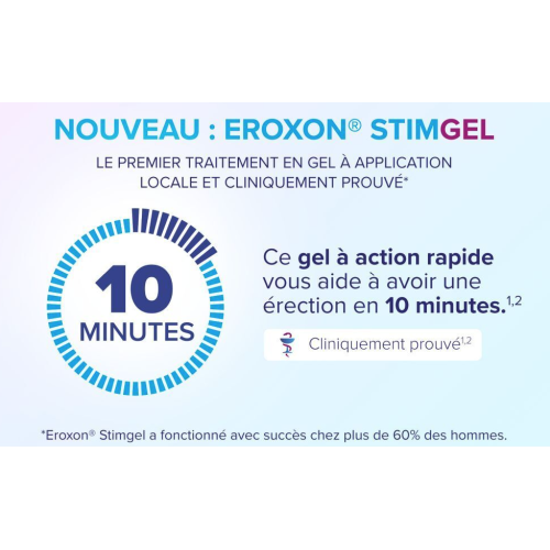 Eroxon Stimgel Dysfonctionnement érectile - 4 tubes