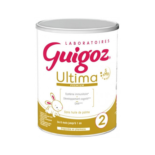 Guigoz Ultima 2 Premium 800g - Développement cérébral et immunité bébé