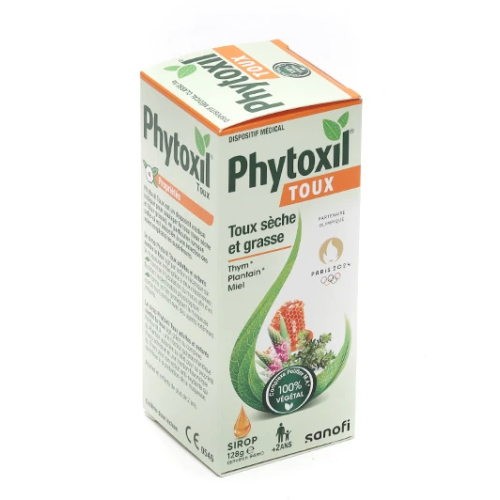Phytoxil sirop toux sèche et grasse 128 g