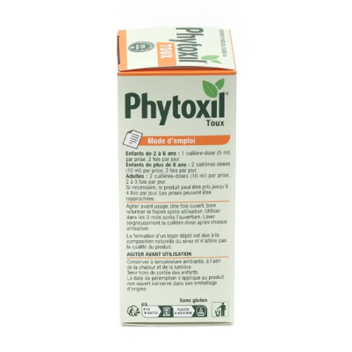 Phytoxil sirop toux sèche et grasse 128 g