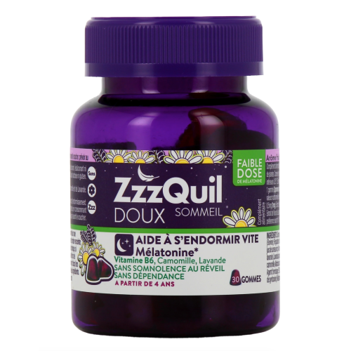 ZzzQuil Sommeil Arôme Fruits des Bois - Faible Dose 30 gummies