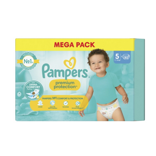 Premium Protection 82 Couches Taille 5 (11-16 kg) Premium Protection 82 Couches Taille 5 (11-16 kg)