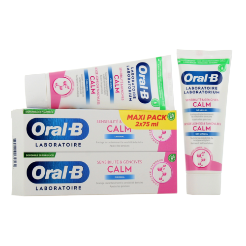 Dentifrice Sensibilité et Gencives Calm Original 2 x 75 ml