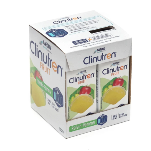 Clinutren Fruit Saveur Raisin-Pomme 4 x 200 ml