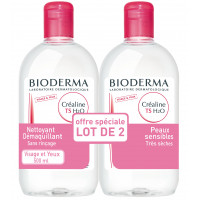 BIODERMA CREALINE TS H2O - Lot de 2 x 500 ml-2709