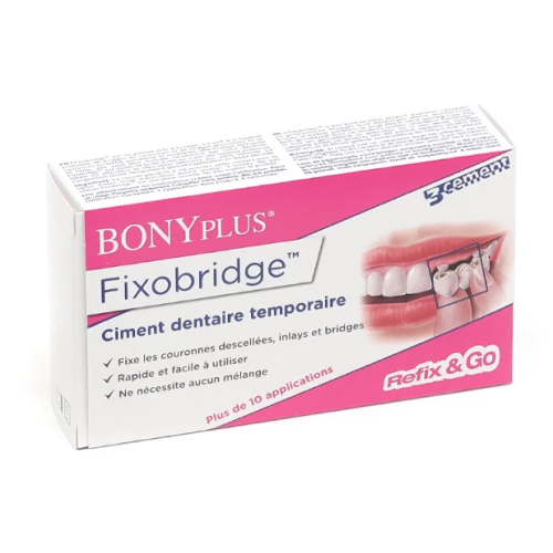 Fixobridge ciment dentaire temporaire kit Fixobridge ciment dentaire temporaire kit