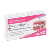 Fixobridge ciment dentaire temporaire kit