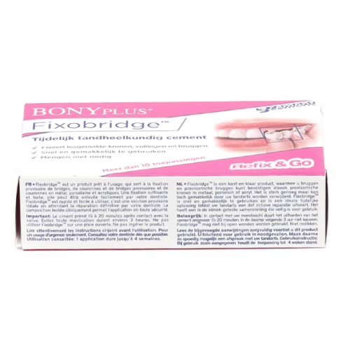 Fixobridge ciment dentaire temporaire kit Fixobridge ciment dentaire temporaire kit