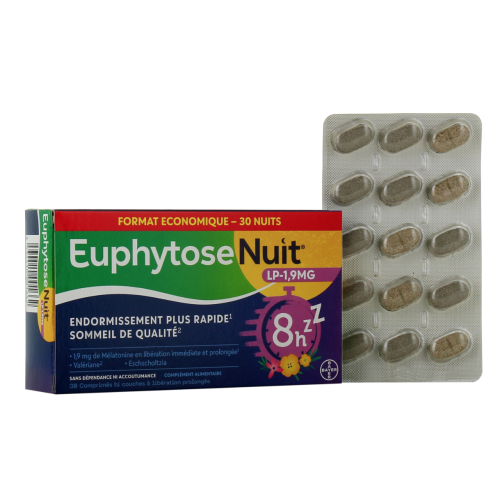 Euphytose Nuit LP 1,9 mg 30 comprimés