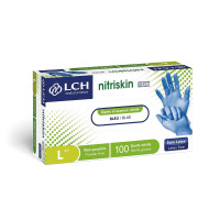 LCH MEDICAL Gants Nitrile Taille M 100 Pièces Taille M