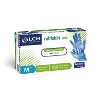 LCH MEDICAL Gants Nitrile Taille M 100 Pièces Taille M