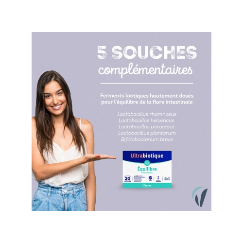 Ultrabiotique Équilibre 30 Gélules Végétales Ultrabiotique Équilibre 30 Gélules Végétales