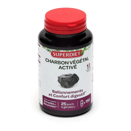 Charbon Végétal Activé 150 gélules Charbon Végétal Activé 150 gélules