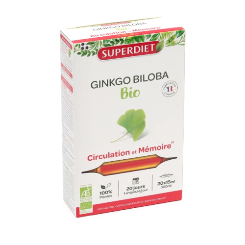 Ginkgo Biloba Bio 20 ampoules