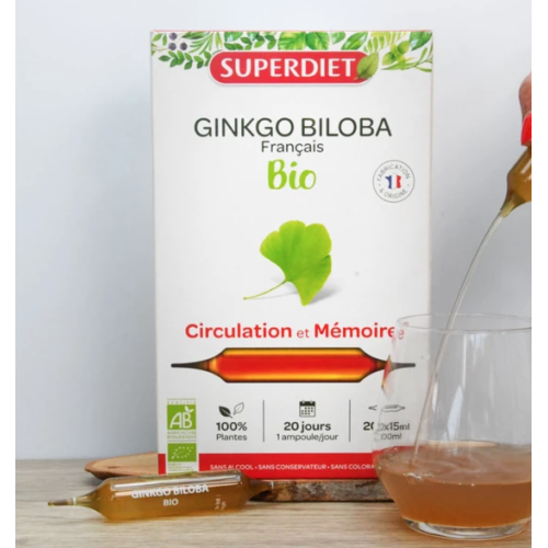 Ginkgo Biloba Bio 20 ampoules