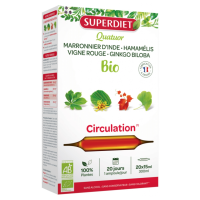 Quatuor circulation bio 20 ampoules