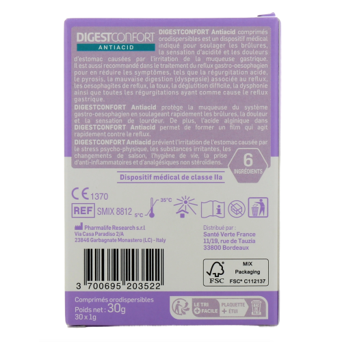 Digestconfort Antiacid 30 comprimés