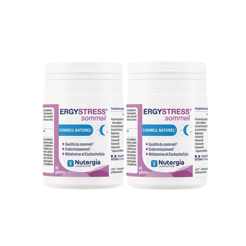 Ergystress Sommeil 2 x 40 gélules Ergystress Sommeil 2 x 40 gélules