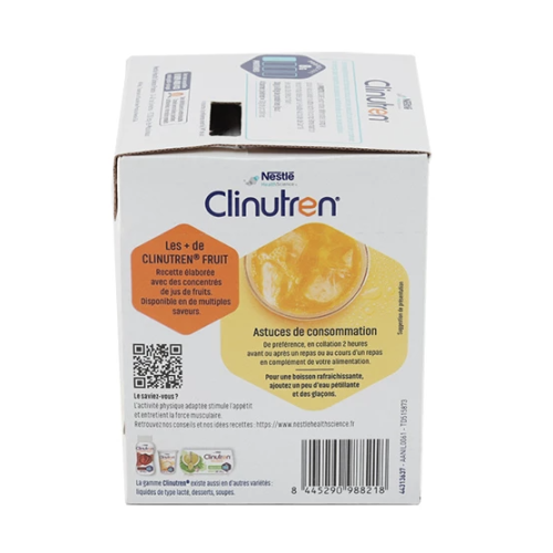 Clinutren Fruit Saveur Ananas Orange 4 x 200 ml
