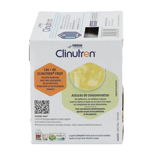 Clinutren Fruit Saveur Pomme 4 x 200 ml