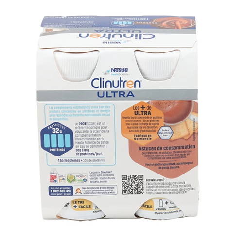 Clinutren Ultra Saveur Chocolat 4 x 200 ml