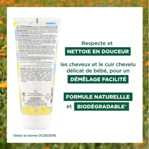 Bébé Shampooing doux démêlant 200 ml