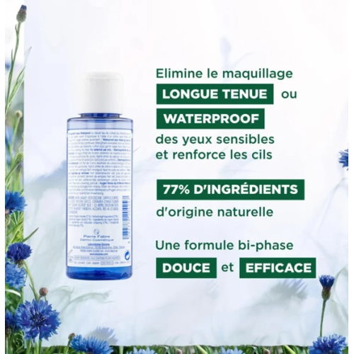 Démaquillant yeux waterproof au bleuet 100 ml