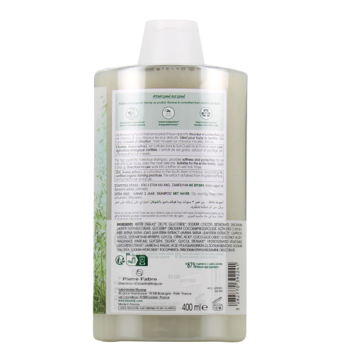 Shampooing au Lait d'Avoine Extra-doux 2 x 400 ml