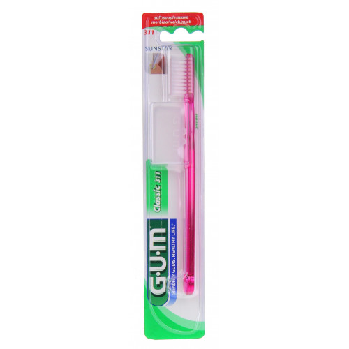 GUM Brosse à Dents Souple 311 - Nettoyage Profond