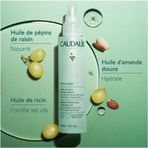 Vinoclean Huile de Soin Démaquillante 150 ml