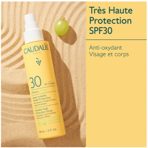 Vinosun Protect Spray Invisible Haute Protection SPF30 150 ml