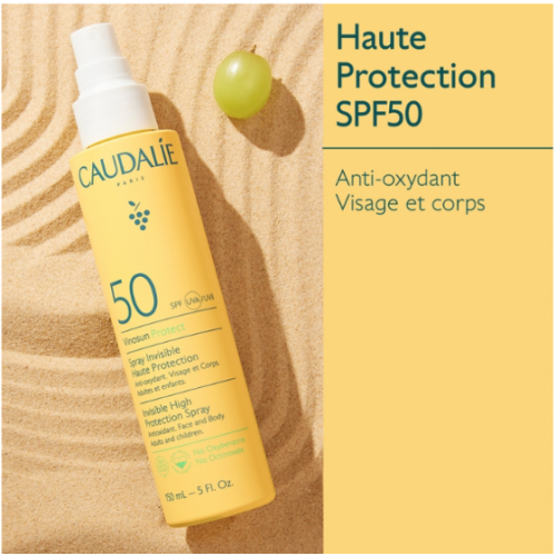 Vinosun Protect Spray Invisible Haute Protection SPF50 150 ml