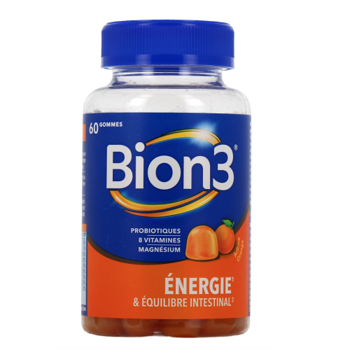 Bion 3 Energie et Equilibre intestinal 60 gommes Bion 3 Energie et Equilibre intestinal 60 gommes