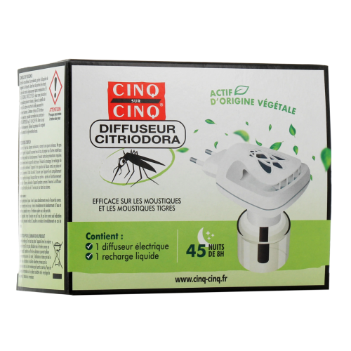 Diffuseur Citriodora Anti-Moustiques + 1 recharge Diffuseur Citriodora Anti-Moustiques + 1 recharge