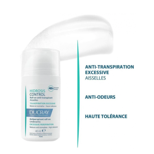 Hidrosis Control Roll-On Anti-Transpirant Aisselles 40 ml