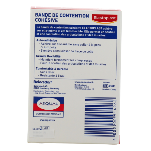 Bande cohésive 10 cm x 3,5 m Blanc