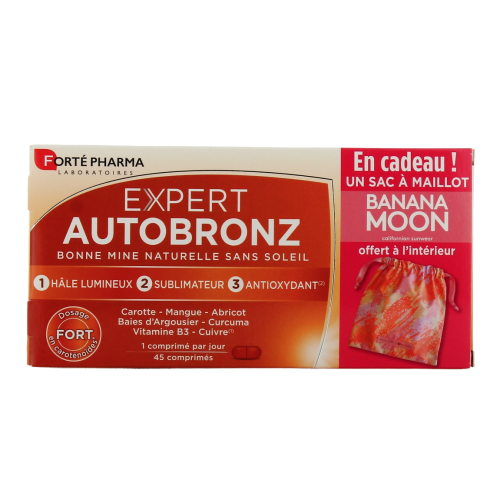 Expert AutoBronz 45 Comprimés + cadeau offert Expert AutoBronz 45 Comprimés + cadeau offert