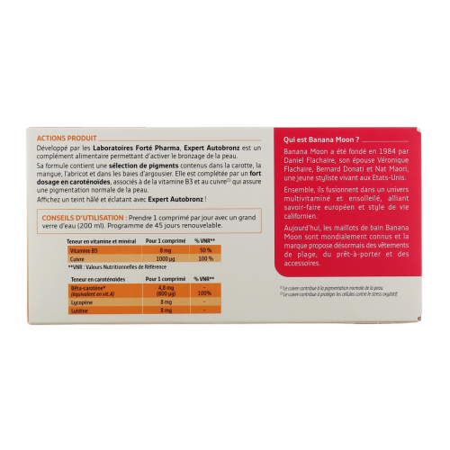 Expert AutoBronz 45 Comprimés + cadeau offert Expert AutoBronz 45 Comprimés + cadeau offert