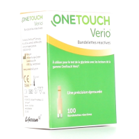 OneTouch Verio Bandelettes Réactives 100 bandelettes