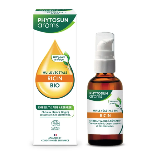 Huile végétale Ricin Bio 50 ml Huile végétale Ricin Bio 50 ml