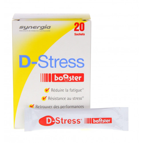 SYNERGIA D-Stress Booster 20 sachets - Anti-fatigue