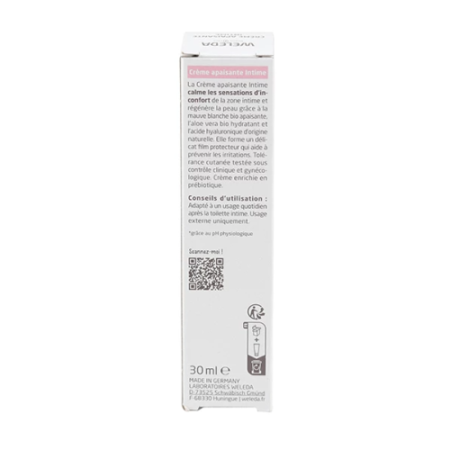 Crème Apaisante Intime Bio 30 ml