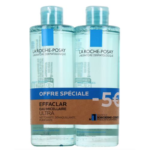 Effaclar Eau Micellaire Purifiante 2 x 400 ml