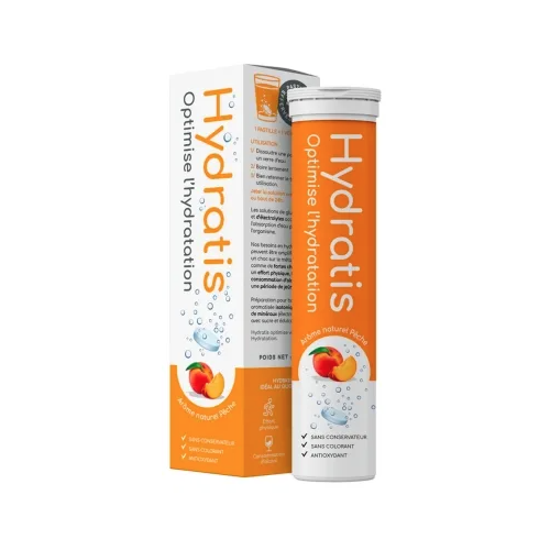 Hydratation Pêche 20 pastilles effervescentes Hydratation Pêche 20 pastilles effervescentes