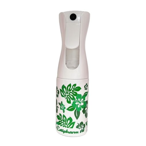 BRUMISATEUR MÉCANIQUE RECHARGEABLE MOTIF TROPICAL BLANC 200 ml